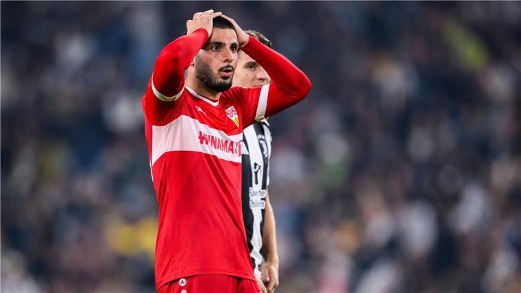 Touré trifft in der Nachspielzeit: VfB feiert Coup bei Juve Sein Tor kurz nach der Pause wurde zurückgenommen: VfB-Stürmer Deniz Undav.