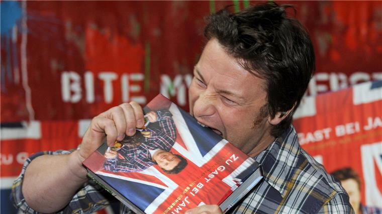 Der Küchenpapa: Jamie Oliver wird heute 50 Seine Bücher verkauften sich inzwischen millionenfach. (Archivbild von 2011)