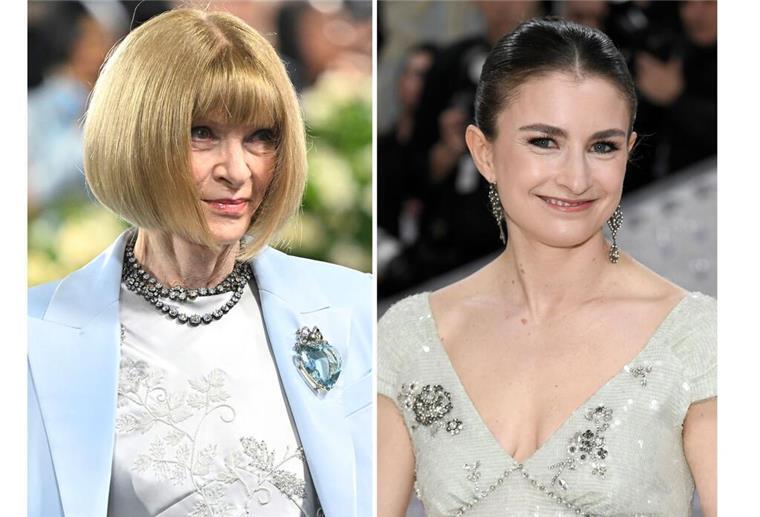 US-„Vogue“ ernennt Nachfolgerin für Wintour Seit 1988 hatte Mode-Ikone Anna Wintour (75, l) das Magazin „Vogue“ geführt. Nun ist die bisherige Online-Chefin Chloe Malle (39) zur neuen Chefredakteurin der US-Ausgabe ernannt worden.