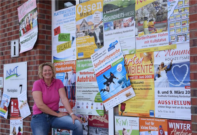 Seit 20 Jahren macht NMT was los Seit 20 Jahren gibt es Nordenham Marketing & Touristik (NMT). Seit 20 Jahren ist Ilona Tetzlaff Geschäftsführerin des Vereins.