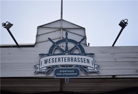 Strandlokal von außen