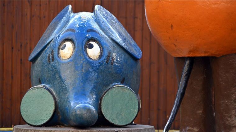 Seit 50 Jahren ein treuer Begleiter der Maus: Der blaue Elefant. (Archivbild)
