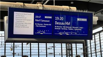 Seit Donnerstagabend ist der Bahnverkehr durch Unwetter beeinträchtigt. 