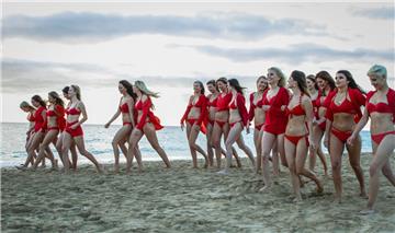 Seit einer Woche bereiten sich die Damen auf Fuerteventura auf das Finale der Miss-Germany-Wahl am 18. Februar vor.