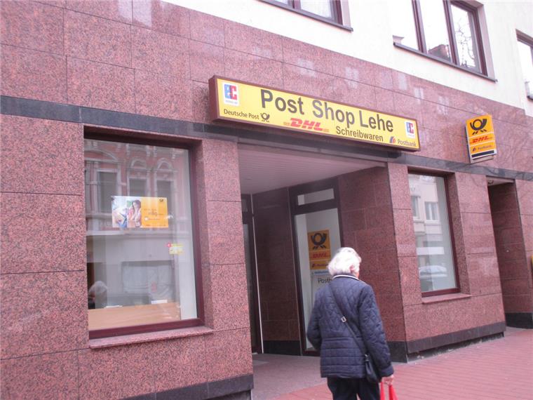 Bremerhaven: Post an der Hafenstraße bleibt zu Seit einer Woche ist der Leher Post-Shop zu. Jetzt gibt die Deutsche Post die Auskunft, er bleibt es "bis auf Weiteres". Aber: Der große Briefkasten wird weiterhin geleert.
