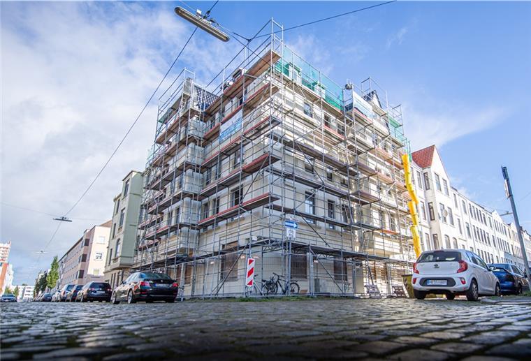 Die Immobilie in der Lutherstraße wird saniert.