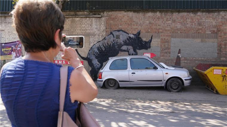 Seit mehr als einer Woche veröffentlicht Banksy jeden Tag ein neues Tier-Motiv.