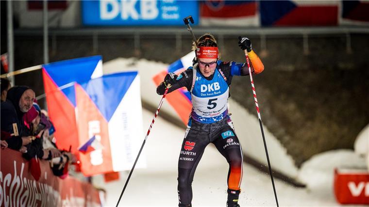Biathletin Preuß hakt Patzer ab: Greife wieder an Selina Grotian war beste Deutsche in den Einzelrennen von Nove Mesto.