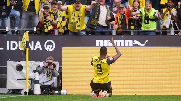 BVB auf dem Weg zum Happy End: 4:0 gegen Wolfsburg Serhou Guirassy erzielte einen Doppelpack für den BVB