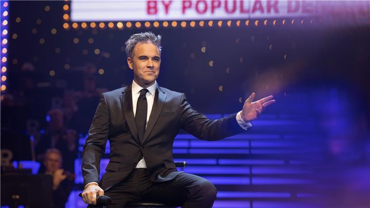 Robbie Wiliams als Affe - Emotionaler Film über den britischen Sänger Show-Man und Entertainer: So kennt man Robbie Williams.
