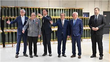 Sie kann bis zu 40 Kilometer weit geschossen werden: Artilleriemunition von Rheinmetall.