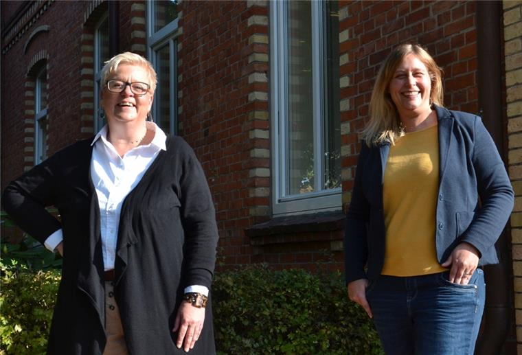 Neue Köpfe beim Landvolkverband Bremervörde-Zeven Sie wollen in Zeven durchstarten: Silke Martens und Mareike Kerouche (rechts).