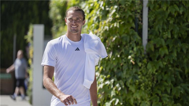 Zverev sieht sich in Wimbledon als einer der Titelkandidaten Sieht sich in Wimbledon als ein Titelkandidat: Alexander Zverev.