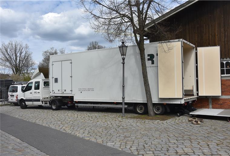 Das Foto zeigt die mobile Klimakammer der Firma IRT. 