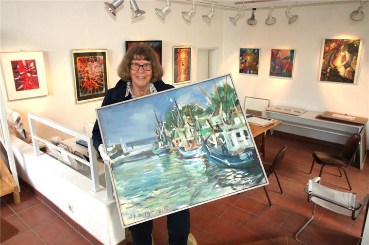 Silke Trolldenier und ihr Mann Klaus schließen nach 40 Jahren ihre Galerie am Wehlhamm in Ruhwarden.