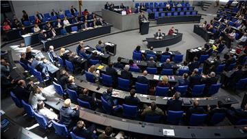Sitzung im Bundestag.