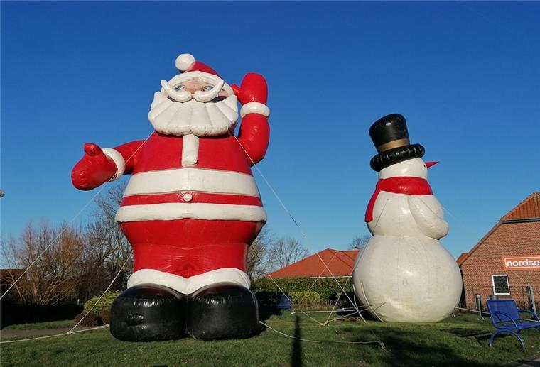 Bremerhaven: Diebe stehlen den Weihnachtsmann So ähnlich könnte er ausgesehen haben: Die gestohlene Weihnachtsmann-Figur war in etwa 1,60 Meter groß. (Symbolbild)