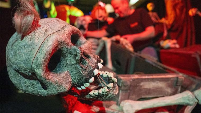 So ein Totenkopf sieht schon ziemlich gruselig aus.