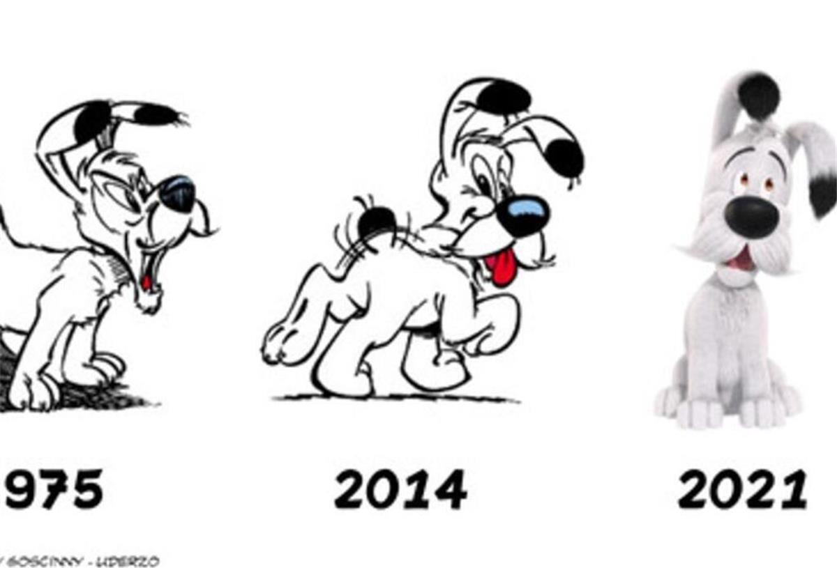 60 Jahre Idefix: Wie ein gallischer Hund die Welt erobert So hat sich der kleine Hund aus Gallien verändert: Kein graues Haar - aber doch nicht mehr so wie früher.