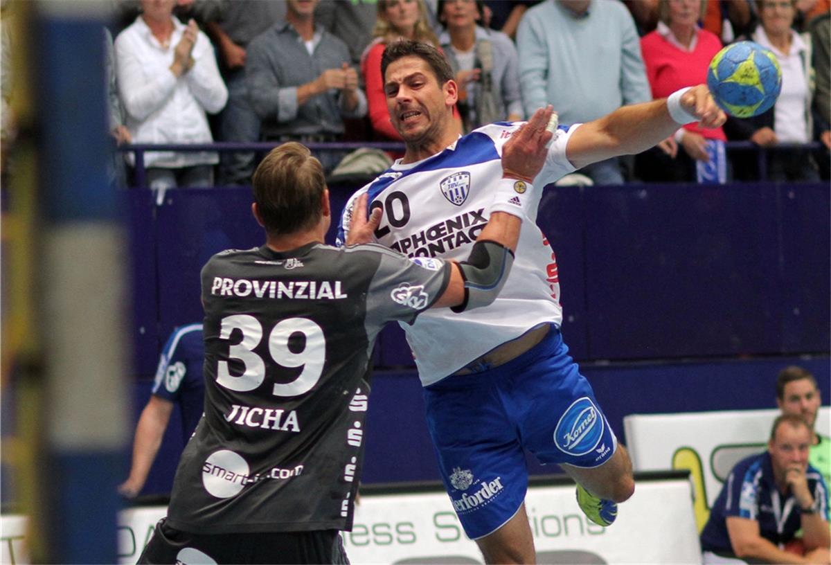 Rolf Hermann zieht Handball der Musik vor Handballer Rolf Hermann in Aktion