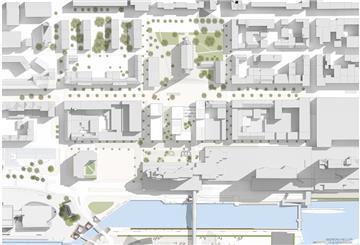 So könnte die Bremerhavener Innenstadt mal aussehen, wenn das Karstadt-Gebäude verschwunden ist.