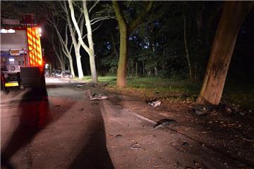 So sah die Unfallstelle am Siebenbergensweg in Speckenbüttel aus.
