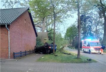 So sah es an der Unfallstelle aus.