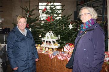 So schön festlich war es bei der Adventsausstellung im Kulturhof in Heyerhöfen.