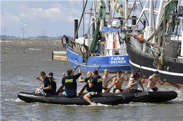 So schön war es am Wochenende im Kutterhafen in Wremen. Foto: Ulich