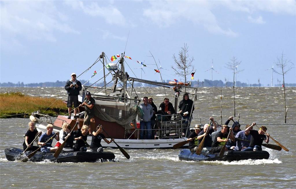 So schön war es am Wochenende im Kutterhafen in Wremen. Foto: Ulich