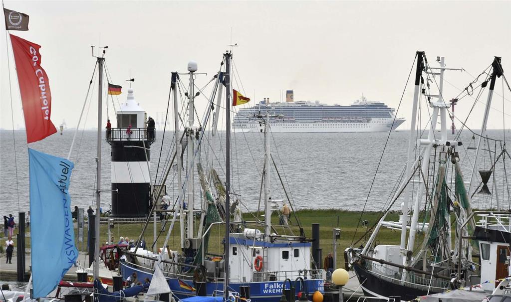 So schön war es am Wochenende im Kutterhafen in Wremen. Foto: Ulich