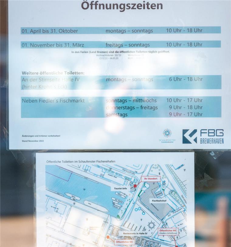 Ärger ums WC: Warum dieses Örtchen in Bremerhaven still bleibt Tafel