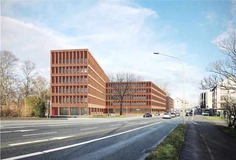 Polizeirevier Geestemünde lässt auf sich warten So soll das neue Polizeirevier Geestemünde von der Georgstraße/Nansenstraße aussehen.