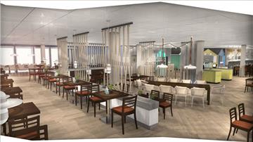 So soll das umgebaute Karstadt-Restaurant unter dem Namen "Haven 1827" aussehen, wenn es fertig ist.