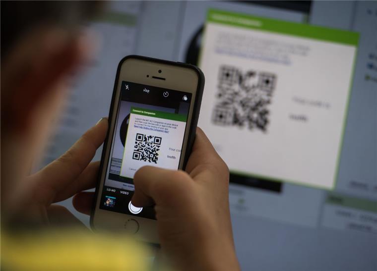 So sollen Passanten Informationen über "kulturelle Hotspots" in Sittensen erhalten: Einfach das Handy an den QR-Code halten.