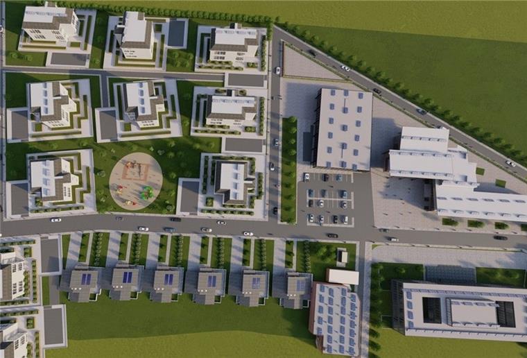 Moderne Ideen für neues Wohnviertel So stellen sich die Sieger des Wettbewerbs das neue Quartier an der Ladestraße vor.