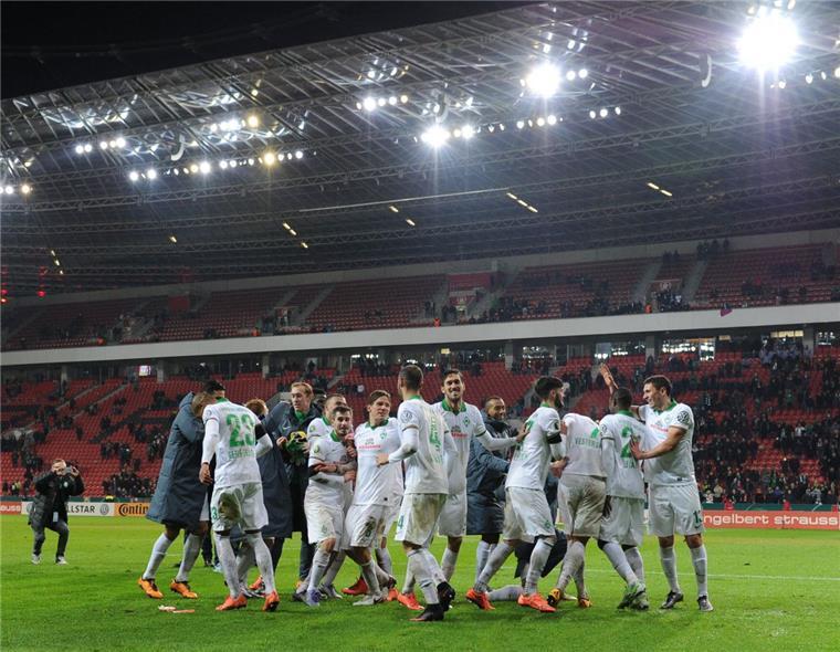 Werder Bremen und die Wochen der Wahrheit So wie beim 3:1-Sieg im Pokal bei Bayer Leverkusen will Werder Bremen auch am Sonnabend gegen Hoffenheim jubeln.