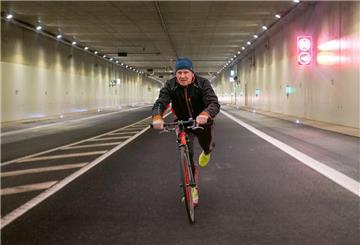 Uwe Fiebig im Hafentunnel