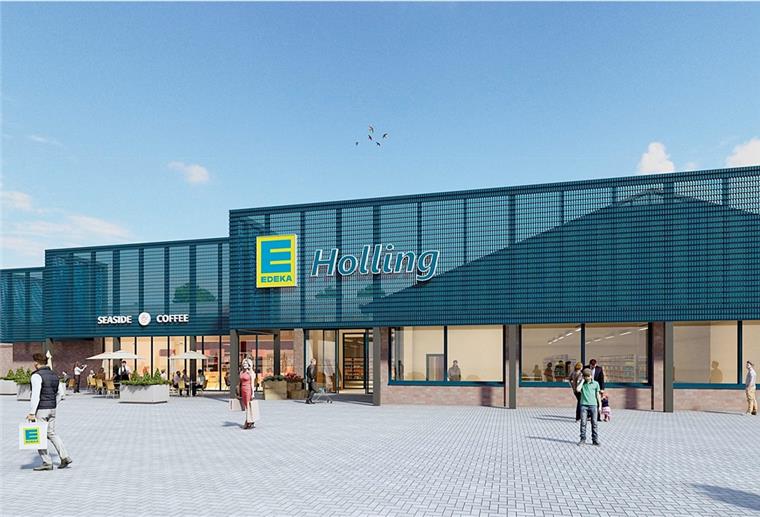 So wird er aussehen, der neue Edeka-Markt von Tobias Holling in Langen.