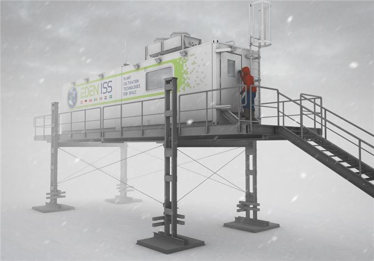 In der Antarktis soll Grünzeug wachsen So wird es aussehen, das Gewächshaus für die Antarktis. Es wird in der Nähe der Neumayer-Station aufgestellt.
