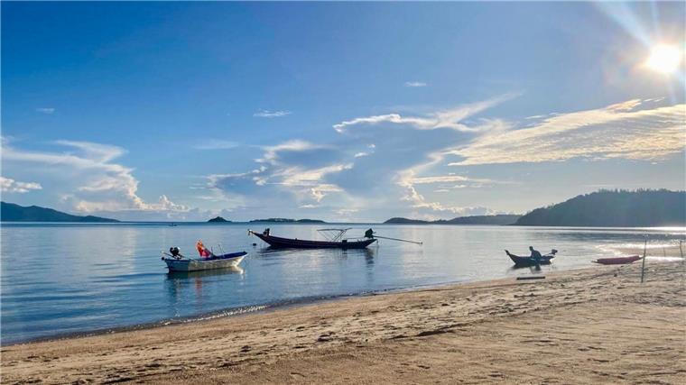 Solch leere Strände sind mittlerweile selten geworden auf der Insel im Golf von Thailand. (Archivbild)