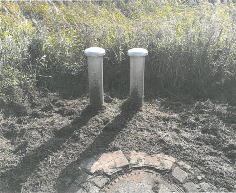 Solche Rohre wurden zwischen Dorum und Midlum im Cuxland geklaut.