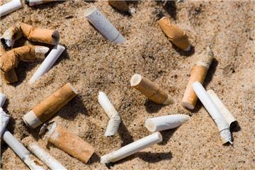 Sollen Zigaretten am Strand verboten werden? Das zumindest fordert der NABU Schlewsig-Holstein.
