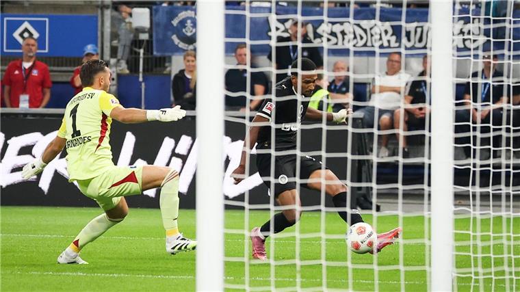 Hamburgs Nummer eins: St. Pauli besiegt HSV mit 2:0 Sorgte für die Entscheidung: Andreas Hountondji.