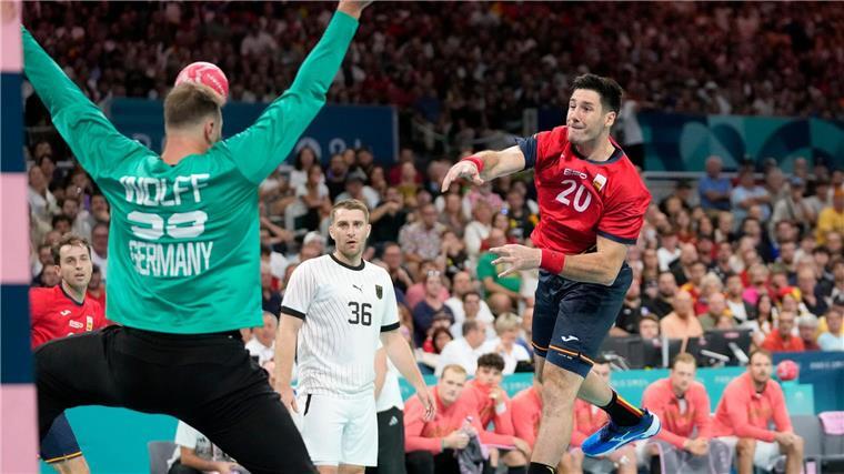 Spanien verzweifelte in der ersten Halbzeit an DHB-Keeper Andi Wolff.