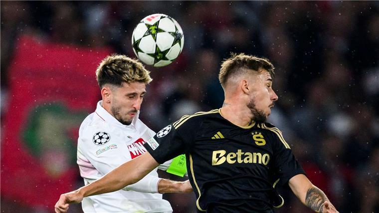 Millot trifft früh, Sparta traumhaft: Stuttgart nur remis Sparta Prag erwies sich als harter Brocken für den VfB und Atakan Karazor (l.).