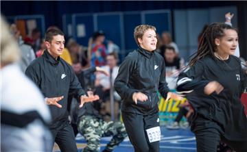 Spaß am Tanzen. Hip-Hop-Europameisterschaften in der Stadthalle Bremerhaven. Fot...