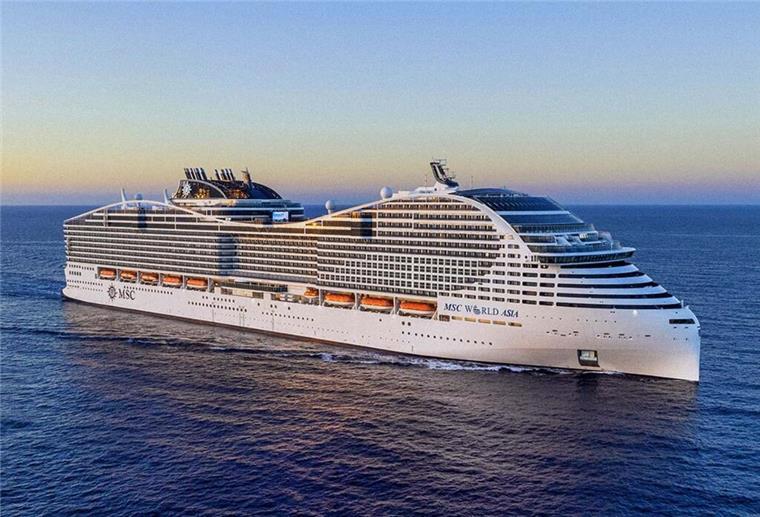 Spektakuläre Rutsche, asiatische Küche & neue Routen: Die „MSC World Asia“ startet ab Dezember 2026 im Mittelmeer.