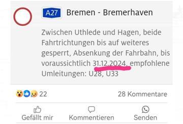 Sperrung bis Dezember? Diese Nachricht sorgt für Entsetzen.