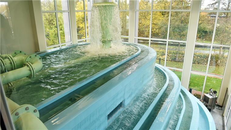 5 Dinge, die Sie nicht über den OOWV wussten Sprudelndes Trinkwasser in der Kaskade in Diekmannshausen. Die Einrichtung ist auch Museum und Veranstaltungsort - und ein beliebtes Ausflugsziel.